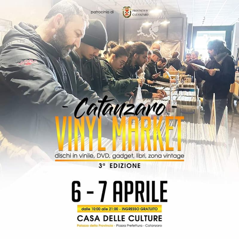 Catanzaro-Vinyl-Market-3°-Edizione-6-e-7-Aprile-2024-Casa-delle-Culture-Catanzaro