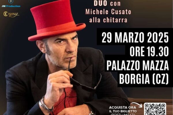 Francesco-Baccini-in-duo-con-Michele-Cusato-29-Marzo-2025-Palazzo-Mazza-Borgia